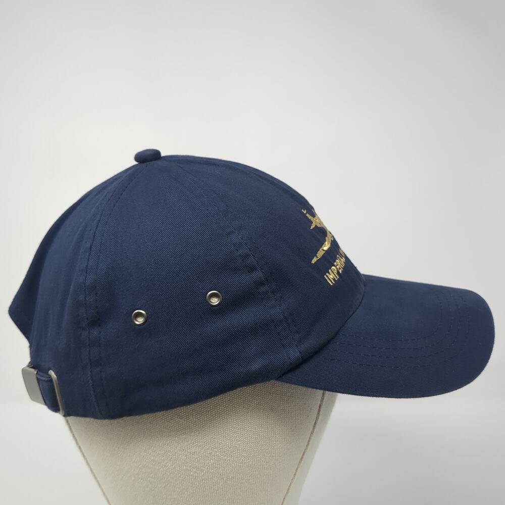 Imperial War Museum Slideback Hat Blue One Size Adjustable Embroidered View 4